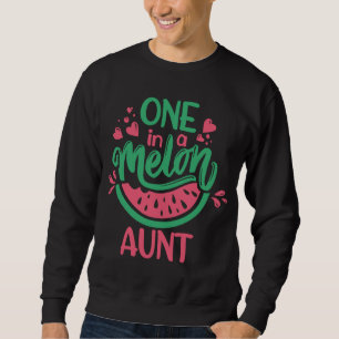 Sweatshirt Un Dans Une Tante Melon Thème De Fruit D'Été Fruit