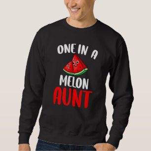 Sweatshirt Un Dans Une Tante Melon Watermelon Famille De Frui