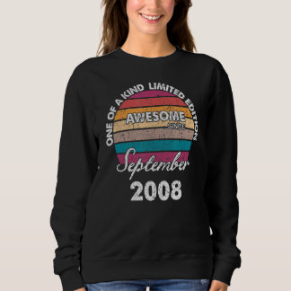 Sweatshirt Un Des Genres Né En Septembre Étonnant Depuis 2008