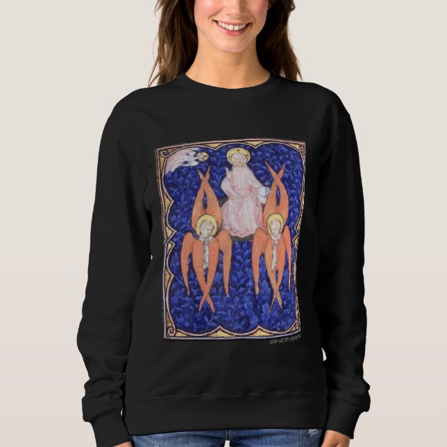 Sweatshirt Un dieu avec des séraphins (Devant)