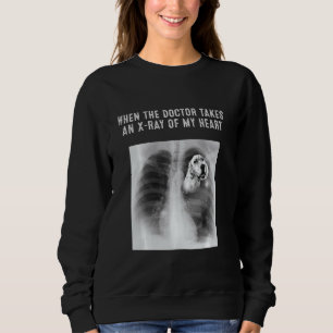Sweatshirt Un Docteur Anglais Setter Dog Prend Un Rayon X De 