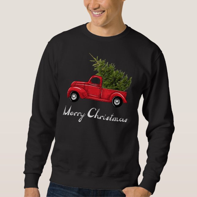 Sweatshirt Un drôle de Noël laid (Devant)