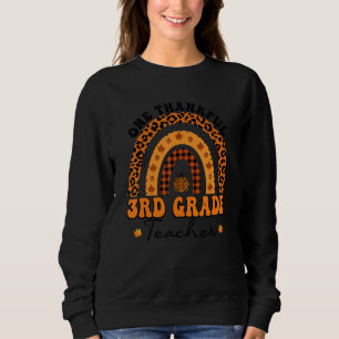 Sweatshirt Un enseignant de 3e année reconnaissant Léopard Ar