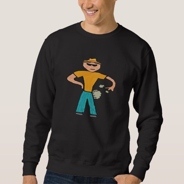 Sweatshirt Un homme à la farine (Devant)