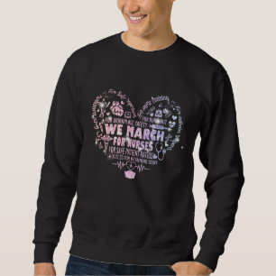 Sweatshirt Un Million D'Infirmières Marche Infirmière Vie Inf