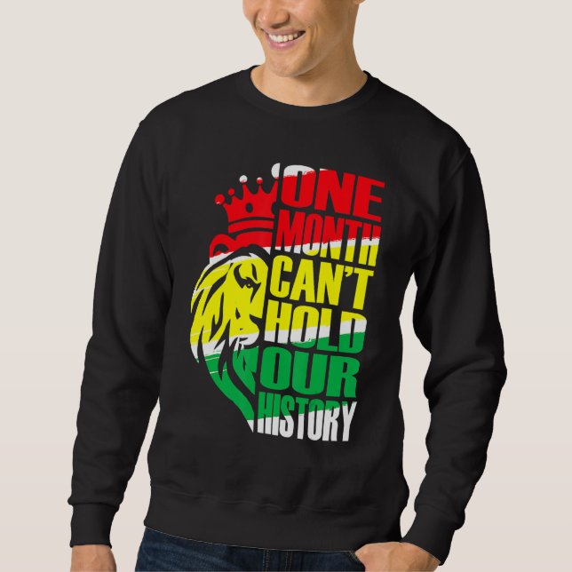 Sweatshirt Un mois ne peut pas contenir notre histoire Mois d (Devant)