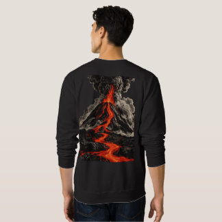 Sweatshirt Un Montagne de Volcan Fâché