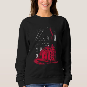Sweatshirt Un Patriote Américain Pompier Kneel Fière Patrioti
