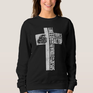 Sweatshirt Un Peu De Tracteur Agriculture & Tracteur