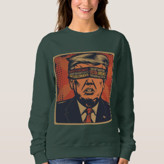 Sweatshirt Un président aveuglé par les problèmes mentaux
