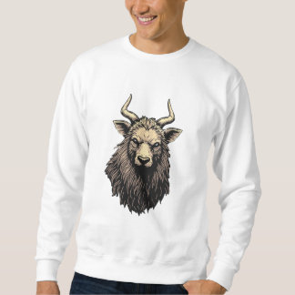 Sweatshirt un pull unique décoré de peintures de moutons