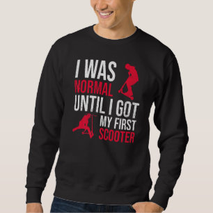 Sweatshirt Un Scooter De Tête Pour Un Pilote De Tige