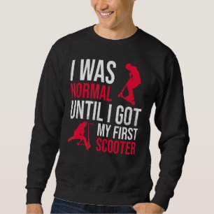 Sweatshirt Un Scooter De Tête Pour Un Pilote De Tige