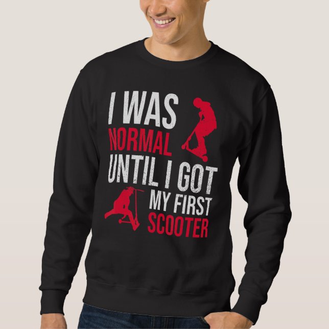 Sweatshirt Un Scooter De Tête Pour Un Pilote De Tige (Devant)
