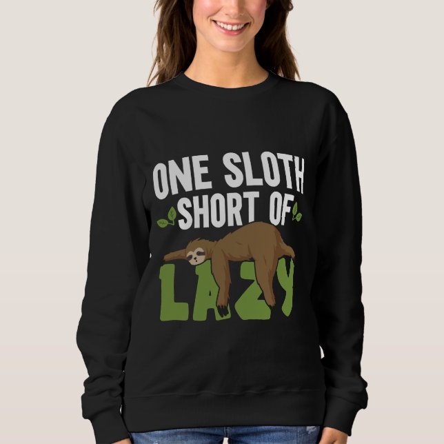 Sweatshirt Un Sloth À L'Absence De Lazy Arboreal Animal De La (Devant)