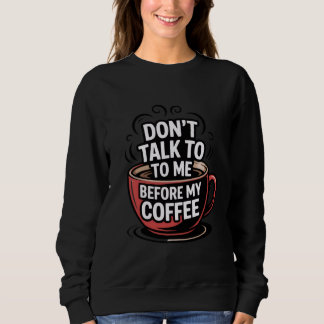 Sweatshirt Un tasse à café de style rétro, T-shirt