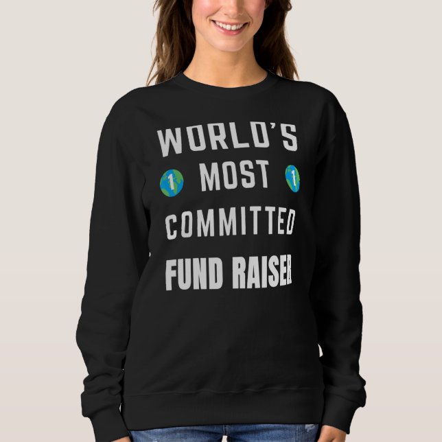 Sweatshirt Un texte disant le plus engagé des rateurs de fond (Devant)