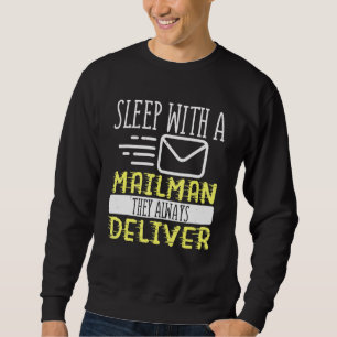 Sweatshirt Un Travailleur De La Poste Dort Avec Un Mailman Qu