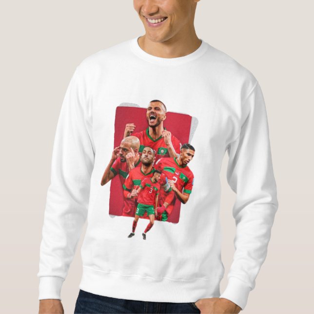 Sweatshirt Un véritable Marocain   (Devant)