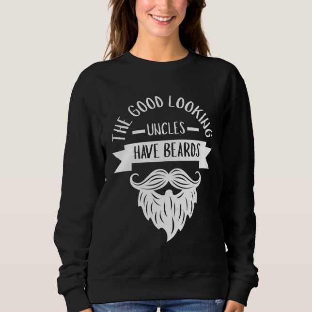 Sweatshirt Uncle Kinsman Family Relatives Granduncle Beard (Devant)