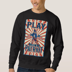 Sweatshirt Uncle Sam 4 juillet Femmes Hommes American Usa Dra