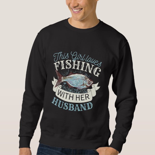 Sweatshirt Une conception de pêche pour poisson  4 (Devant)