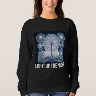 Sweatshirt Une conception interactive brillante dans le noir