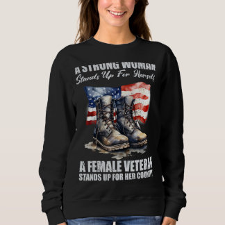 Sweatshirt Une Femme Forte Se Déclenche Pour Elle-Même Une Fe