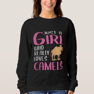 Sweatshirt Une Fille Qui Aime Vraiment Les Camels