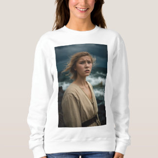 Sweatshirt Une fille triste debout