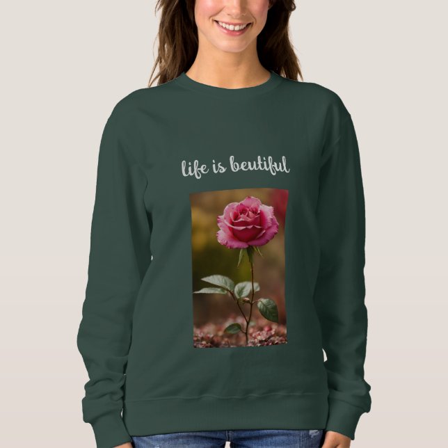 Sweatshirt "Une fusion de confort et de style" Femmes sweatsh (Devant)