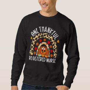 Sweatshirt Une infirmière autorisée Merci Turquie Rainbow Mer