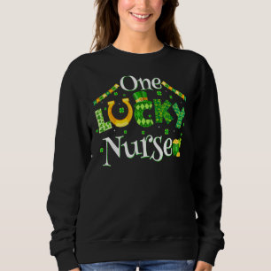 Sweatshirt Une Infirmière Lucky Er Rn Nicu Ou Da Drôle