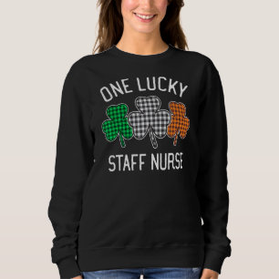 Sweatshirt Une infirmière Lucky Ota St Patrick S Day Drapeau