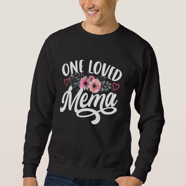 Sweatshirt Une mère aimée drôle fête des mères grand-mère (Devant)
