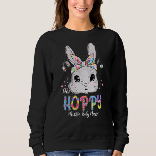 Sweatshirt Une mère Hoppy Baby Nurse Bunny Oeufs de Pâques Ch