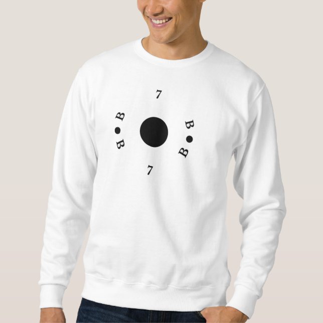 Sweatshirt Une sueur élégante en coton (Devant)