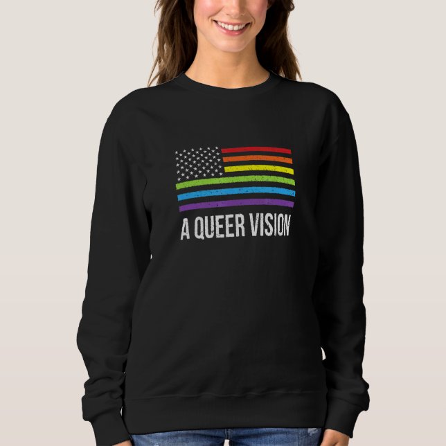 Sweatshirt Une vision Queer Lgbtq Pride non binaire Genre Neu (Devant)