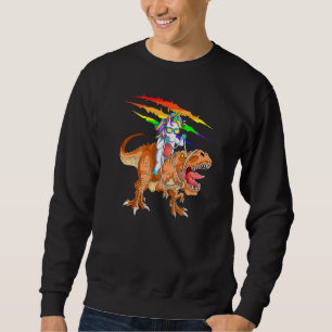 Sweatshirt Unicorn À Rex Rainbow Unicorn
