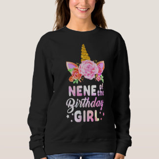 Sweatshirt Unicorn Cute Nene Of The Birthday Girl Mother's D