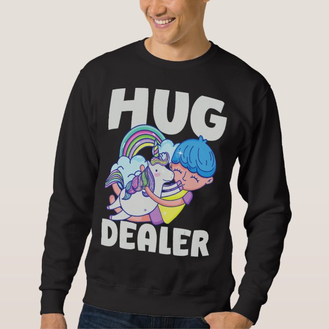 Sweatshirt Unicorn Funny Dealer (Devant)