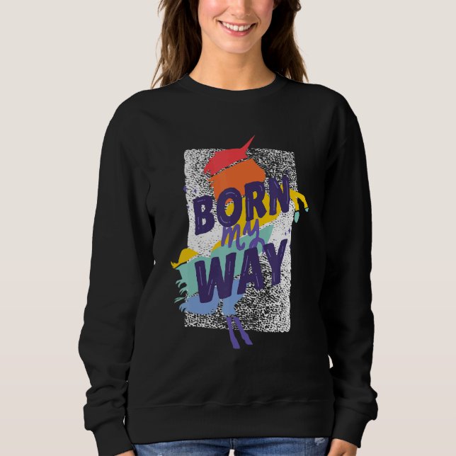 Sweatshirt Unicorn LGBT Gay Lesbian (Devant)