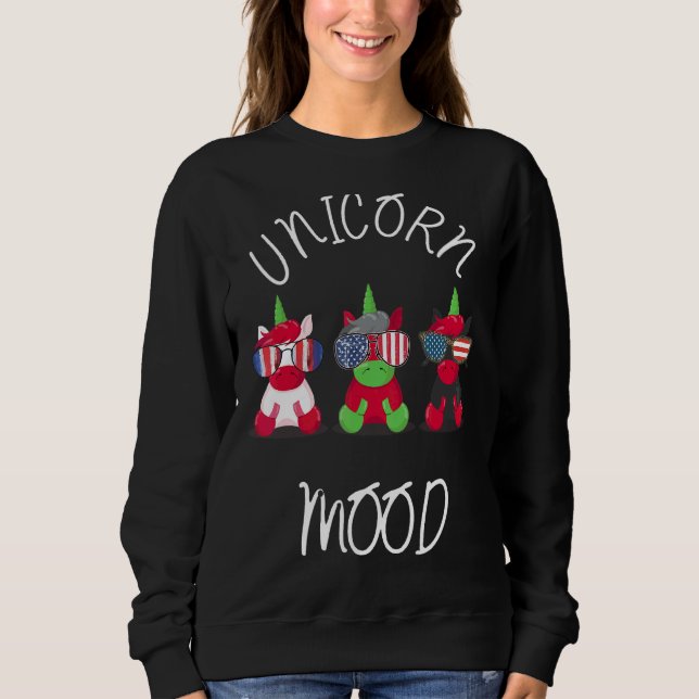 Sweatshirt Unicorn Mood 10 (Devant)