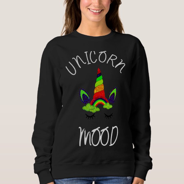 Sweatshirt Unicorn Mood 13 (Devant)