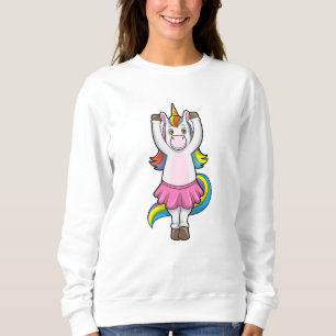 Sweatshirt Unicorne au Ballet Dance avec jupe
