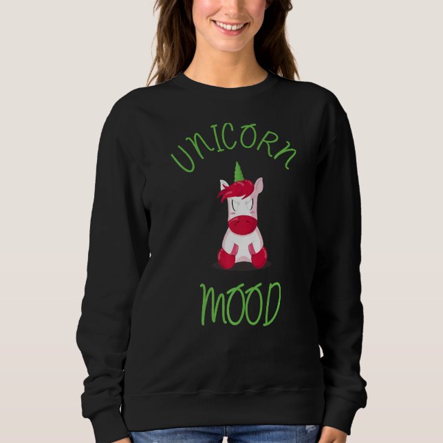 Sweatshirt Unicorne Humeur 6 (Devant)