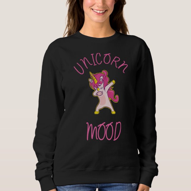Sweatshirt Unicorne Humeur 7 (Devant)