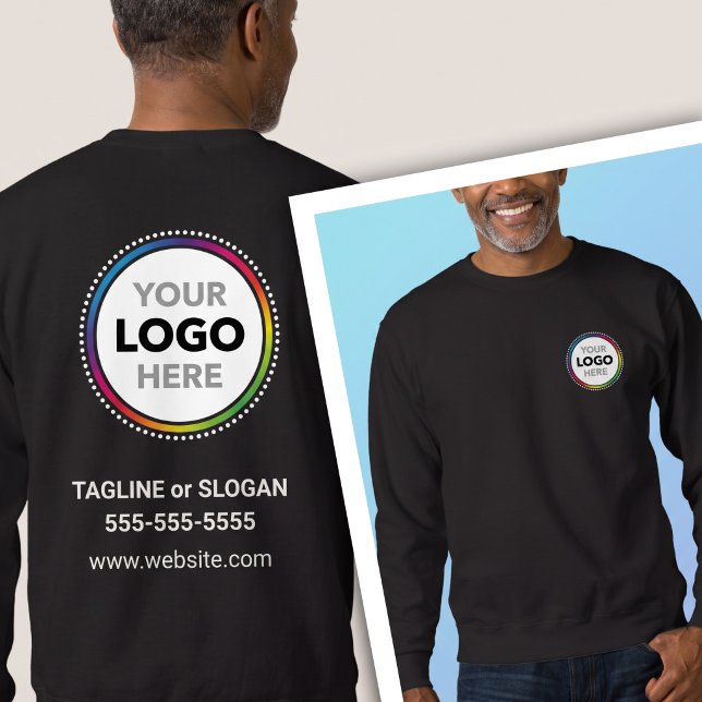 Sweatshirt Uniforme d'employé avec logo et coordonnées -  (Créateur téléchargé)