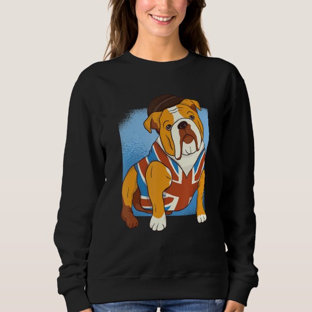 Sweatshirt Union Jack British Flag UK British Isles Anglais B (Devant)