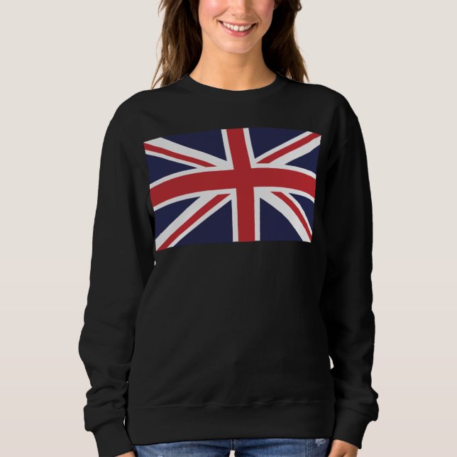 Sweatshirt Union Jack ou Union Flag, the national flag of the (Devant)